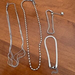 Elegant Silver Jewelry Set